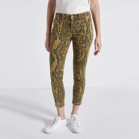 NWT Current | Elliott python print skinny crop jeans - Picture 3 of 16